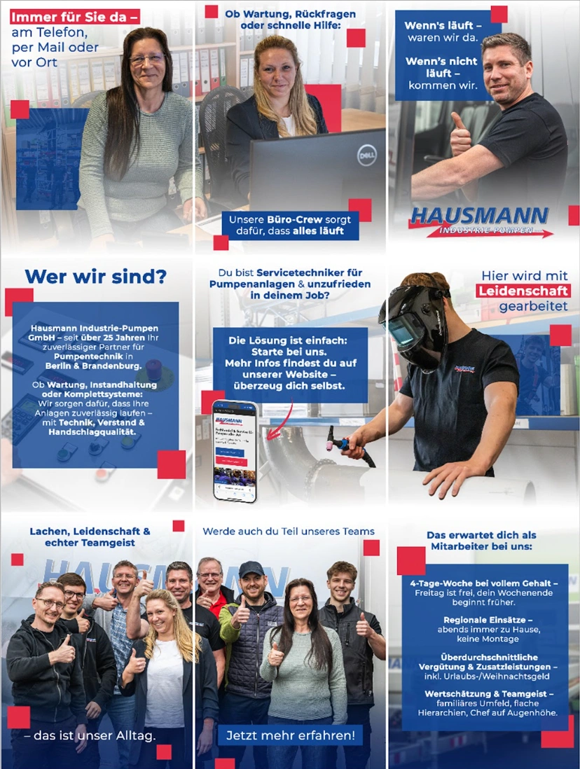 Hausmann Pumpen Social Media