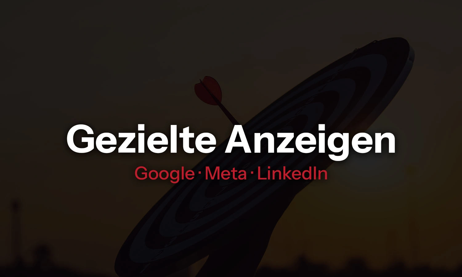 Mit Redline Grow – Gezielte Anzeigen: Google · Meta · LinkedIn